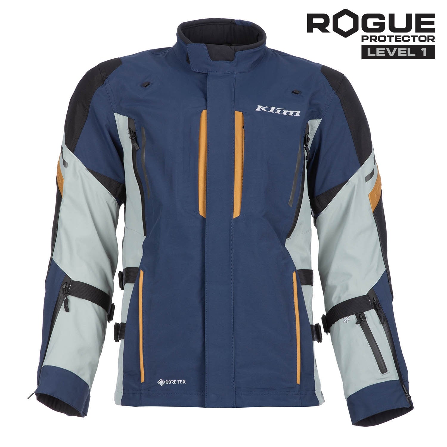 Klim Latitude Jacket Dress Blues - Golden Brown