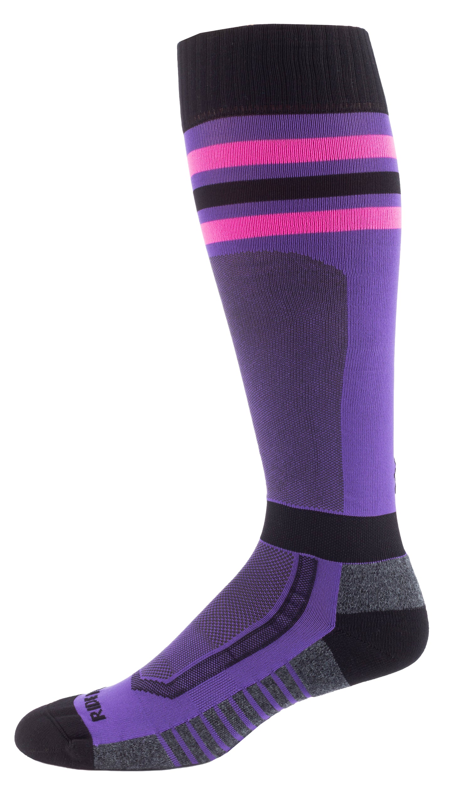 Aggressor Vented Sock Gameday - Heliotrope - Pink Glo