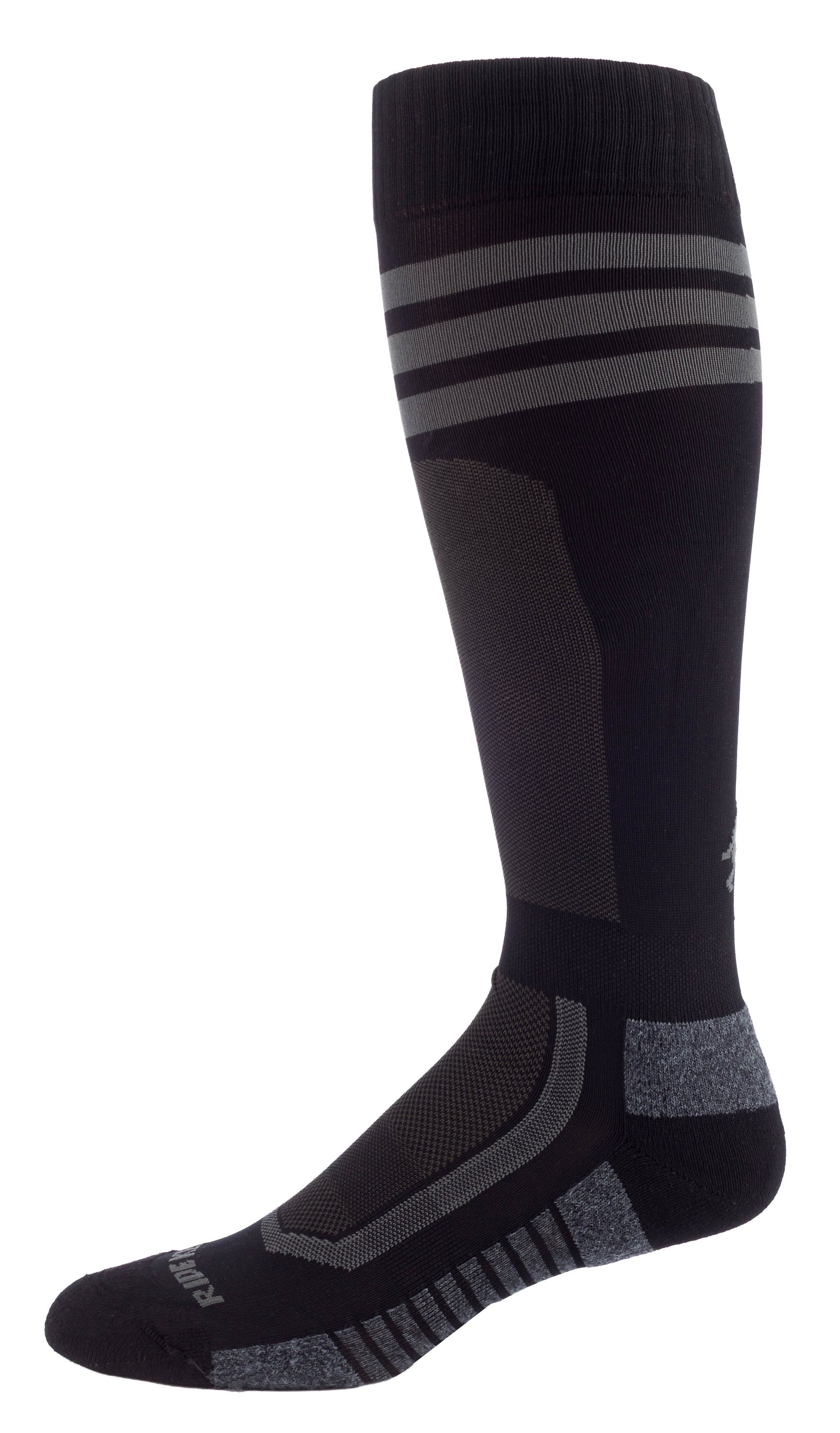 Aggressor Vented Sock Gameday - Black - Asphalt