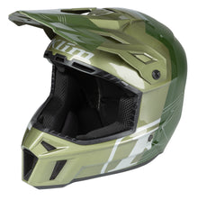 F3 Carbon Pro Off-Road Helmet ECE Tilt Gloss Rifle Green - Oil Green