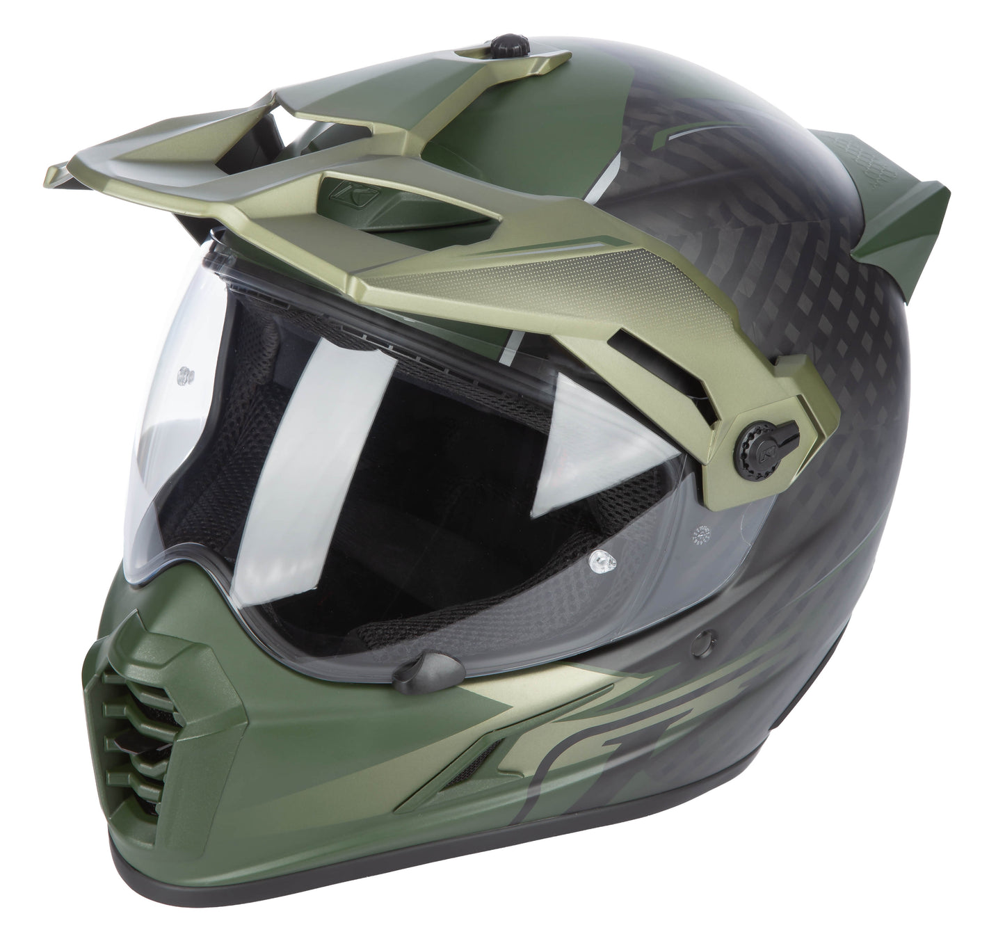 Krios Pro Helmet ECE/DOT Echo Matte Black - Rifle Green - Oil Green